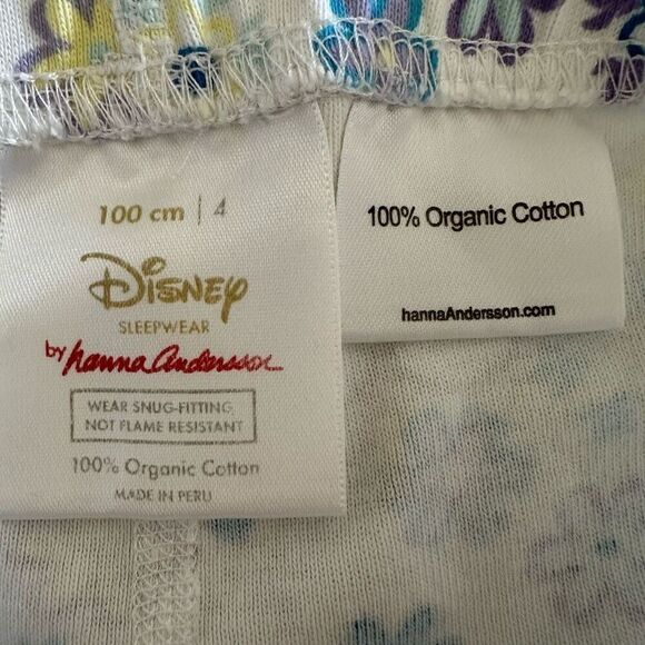 Hanna Andersson X Disney size 4 Purple Short John Pajama BOTTOM ONLY - Picture 3 of 5